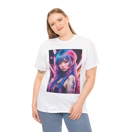 "Neon Muse" Unisex Heavy Cotton Tee T-Shirt