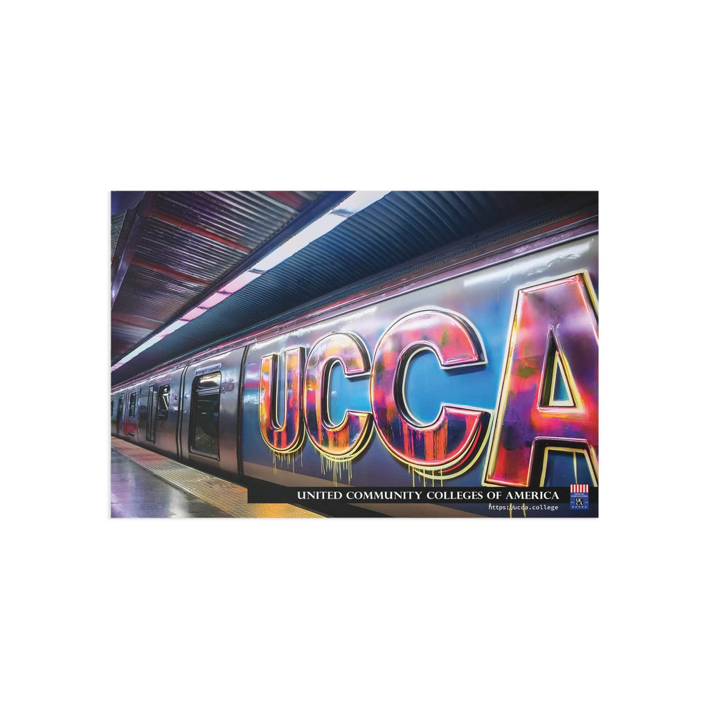 Neon Subway Marvel: UCCA Fine Art Postcard 6