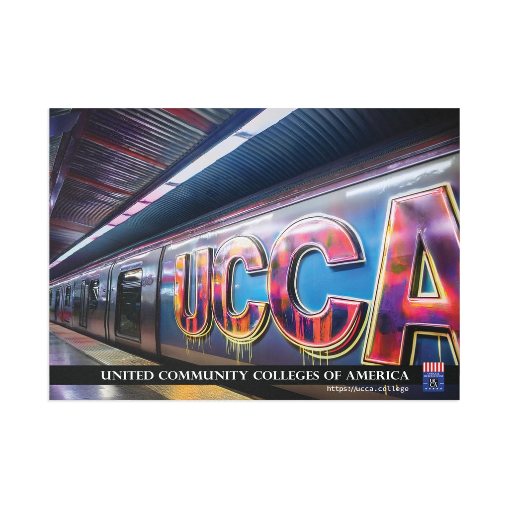 Neon Subway Marvel: UCCA Fine Art Postcard 7