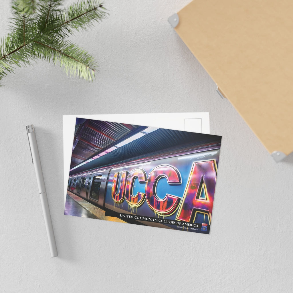 Neon Subway Marvel: UCCA Fine Art Postcard Paper products