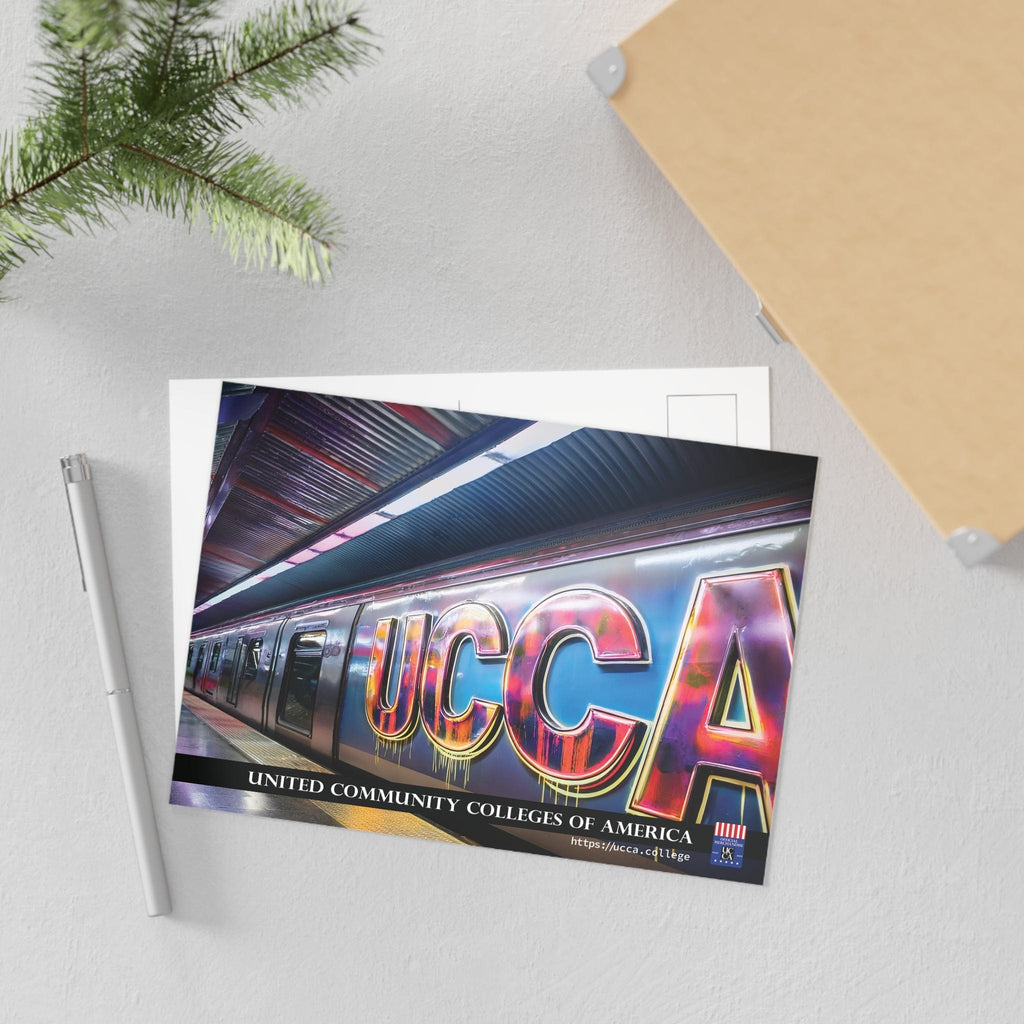 Neon Subway Marvel: UCCA Fine Art Postcard Paper products