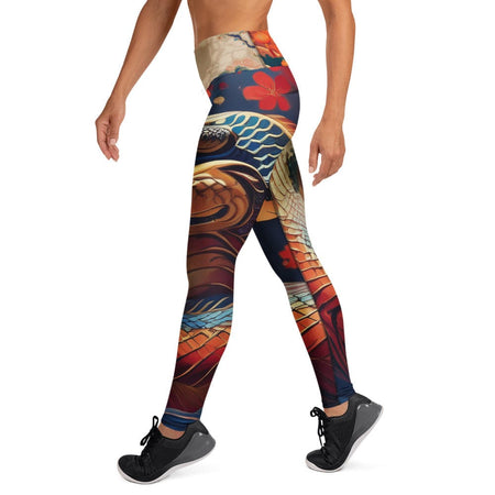 New Year Chinese Dragon Yoga Leggings Women's Bottoms