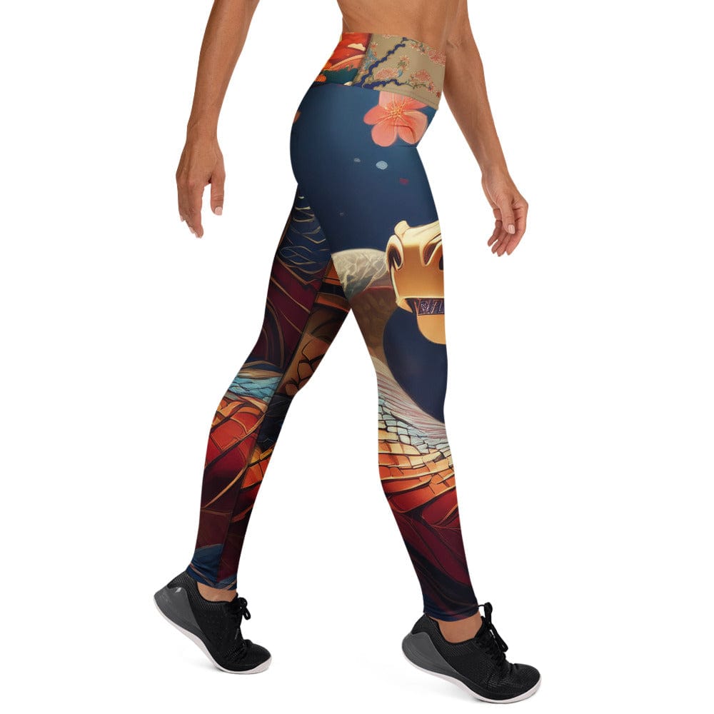 New Year Chinese Dragon Yoga Leggings Women's Bottoms