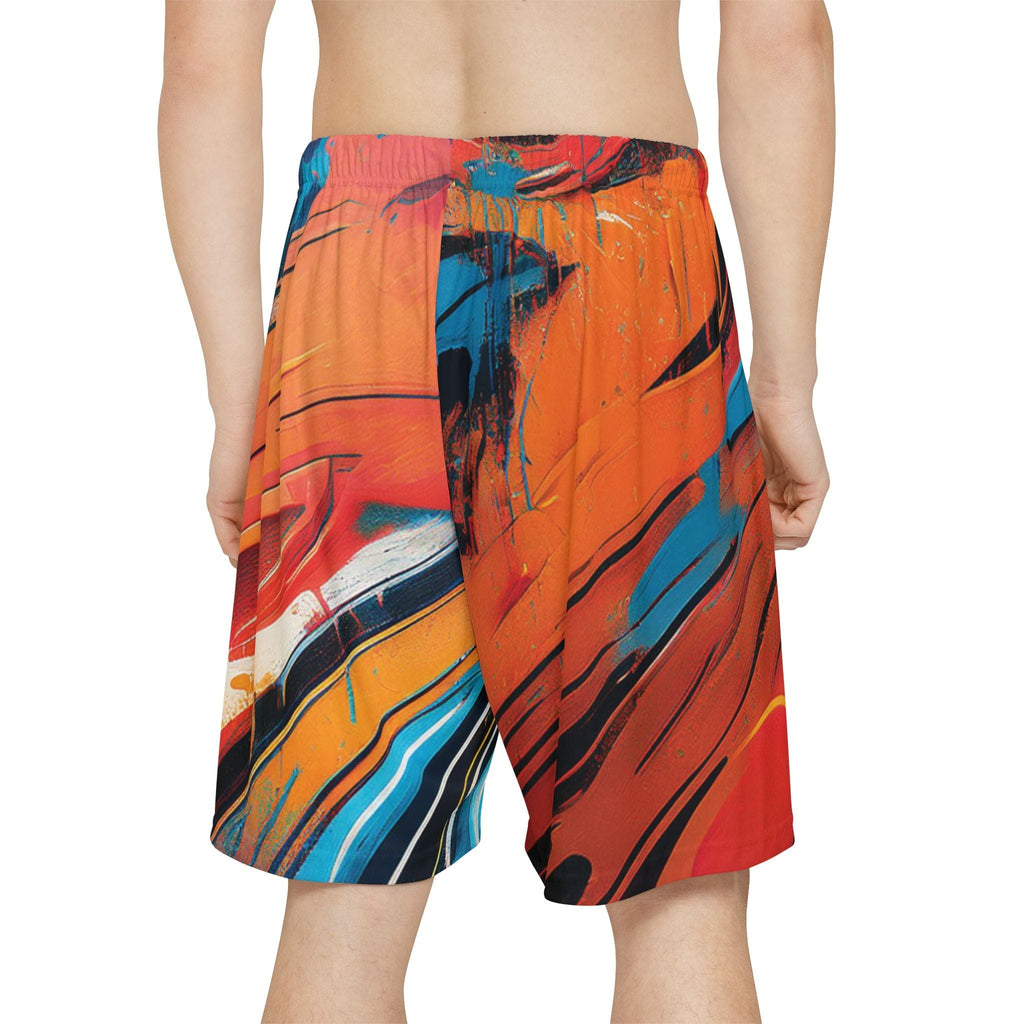 Old School Vibes, New School Swagger: Graffiti Basketball Shorts L All Over Prints