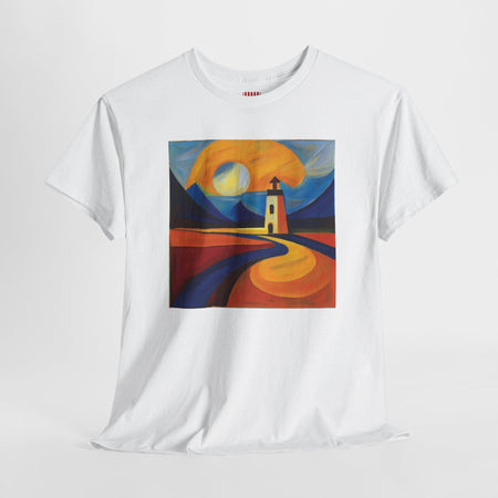 Path to the Horizon: Women's Graphic Tee - Gildan Brand T-Shirt