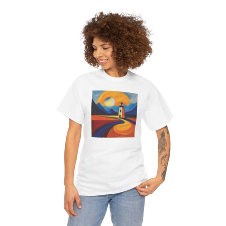 Path to the Horizon: Women's Graphic Tee - Gildan Brand T-Shirt