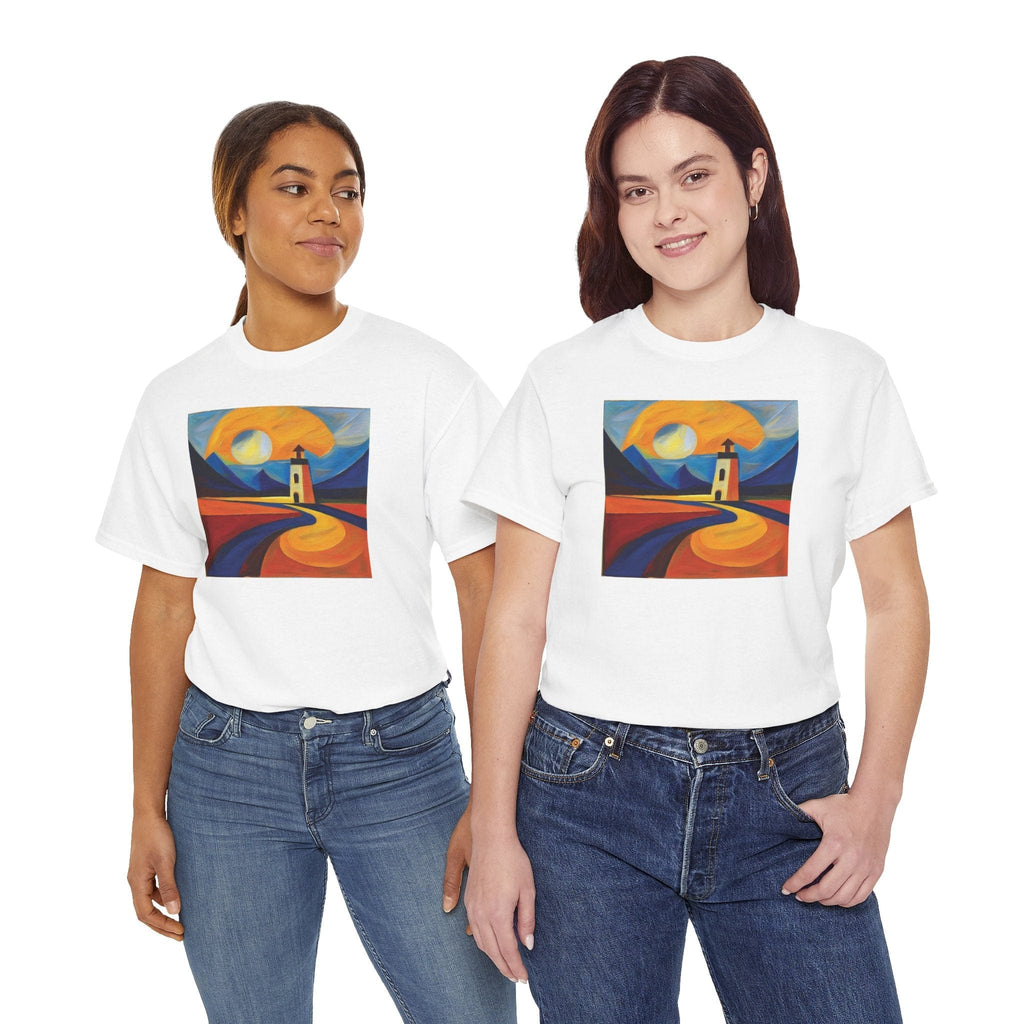 Path to the Horizon: Women's Graphic Tee - Gildan Brand T-Shirt