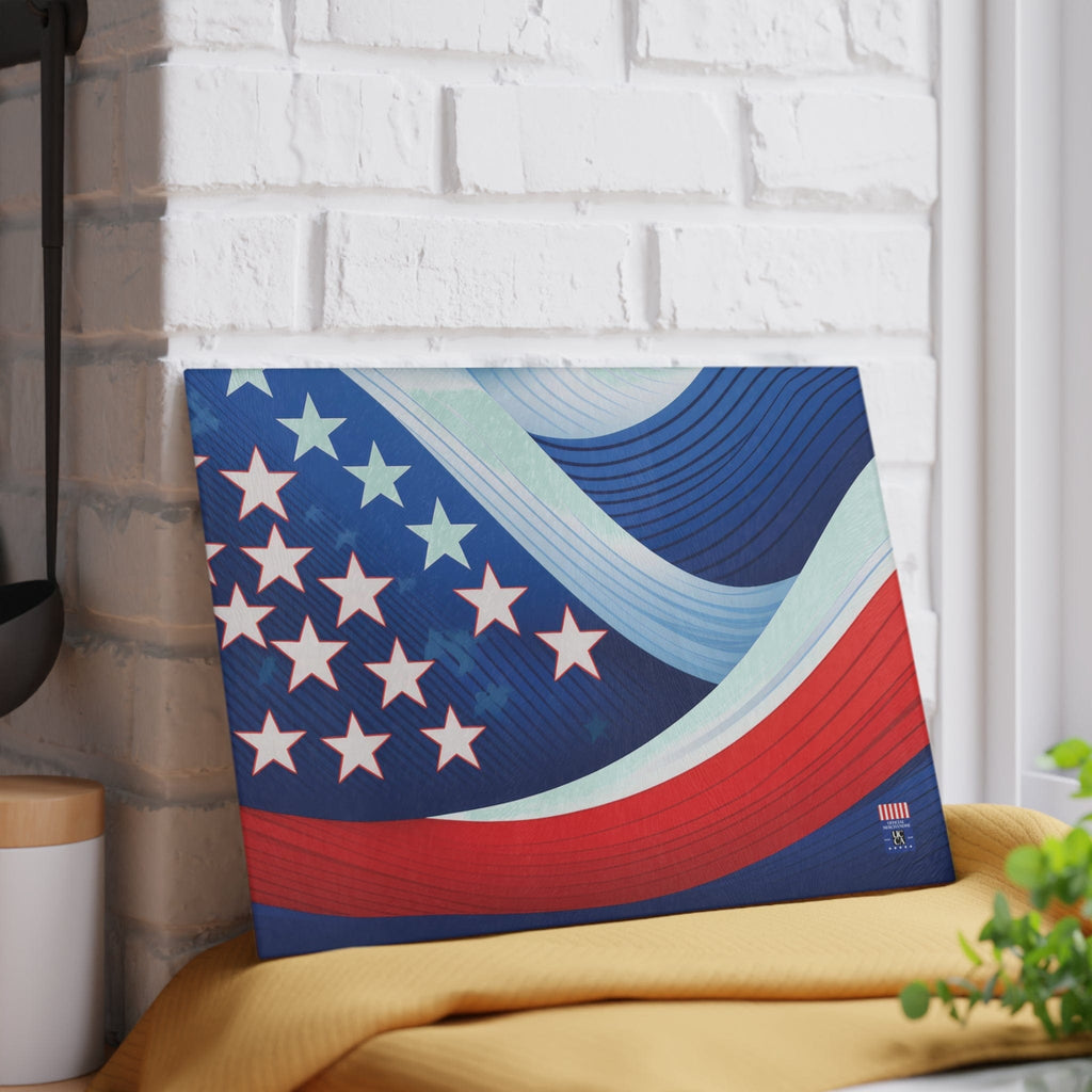 Prep in Style with This Patriotic Glass Cutting Board! 8