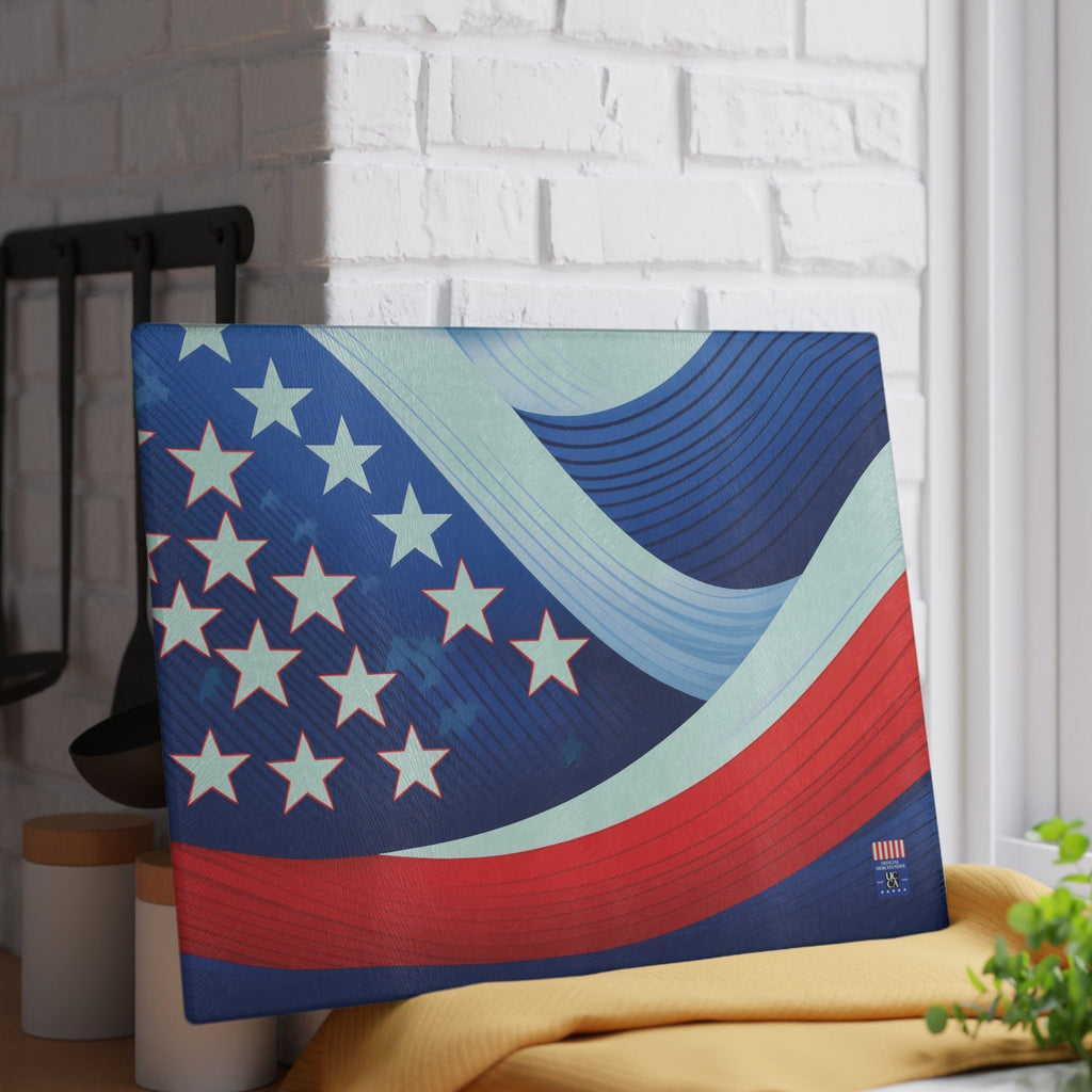 Prep in Style with This Patriotic Glass Cutting Board! 8