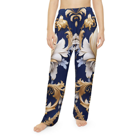 Regal Elegance Pajama Pants – Baroque Luxe Edition 👑✨ XS All Over Prints