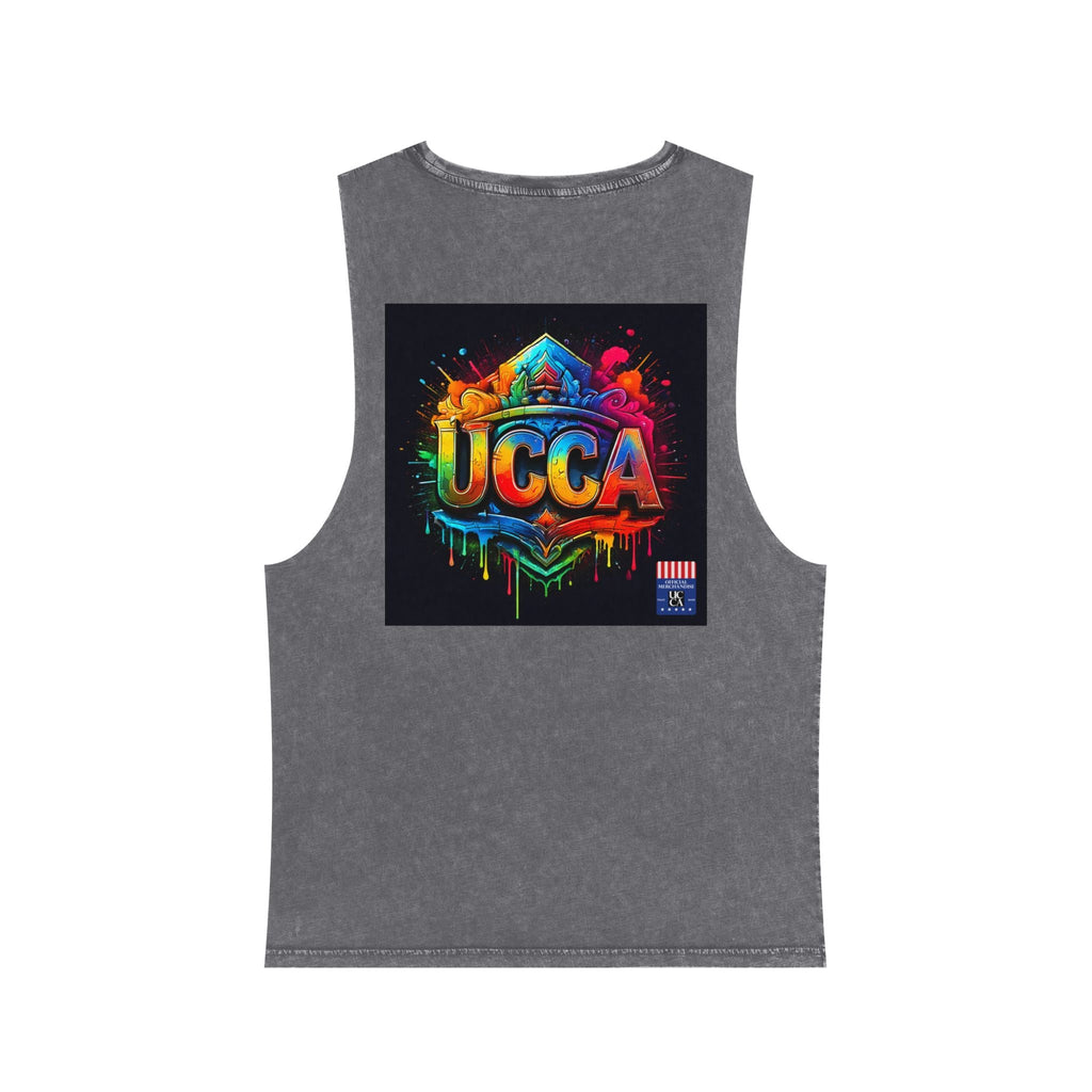 Retro Inspiration, Modern Motivation - Unisex Stonewash Tank Top Tank Top