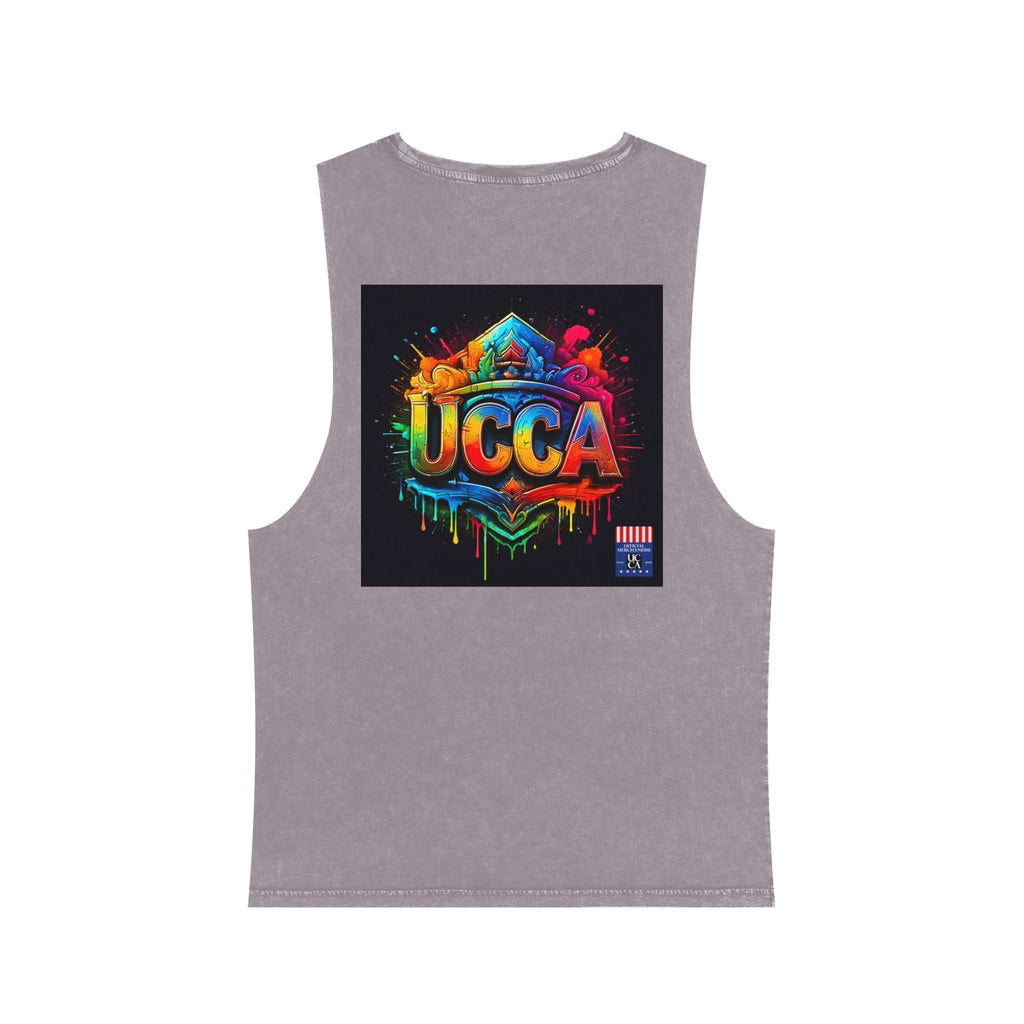 Retro Inspiration, Modern Motivation - Unisex Stonewash Tank Top Tank Top