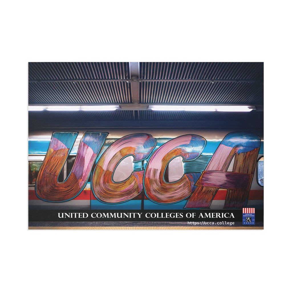 Retro Subway Vibes: UCCA Fine Art Postcard 7