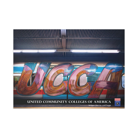 Retro Subway Vibes: UCCA Fine Art Postcard 7" x 5" (Horizontal) / 1 pc / Glossy Paper products