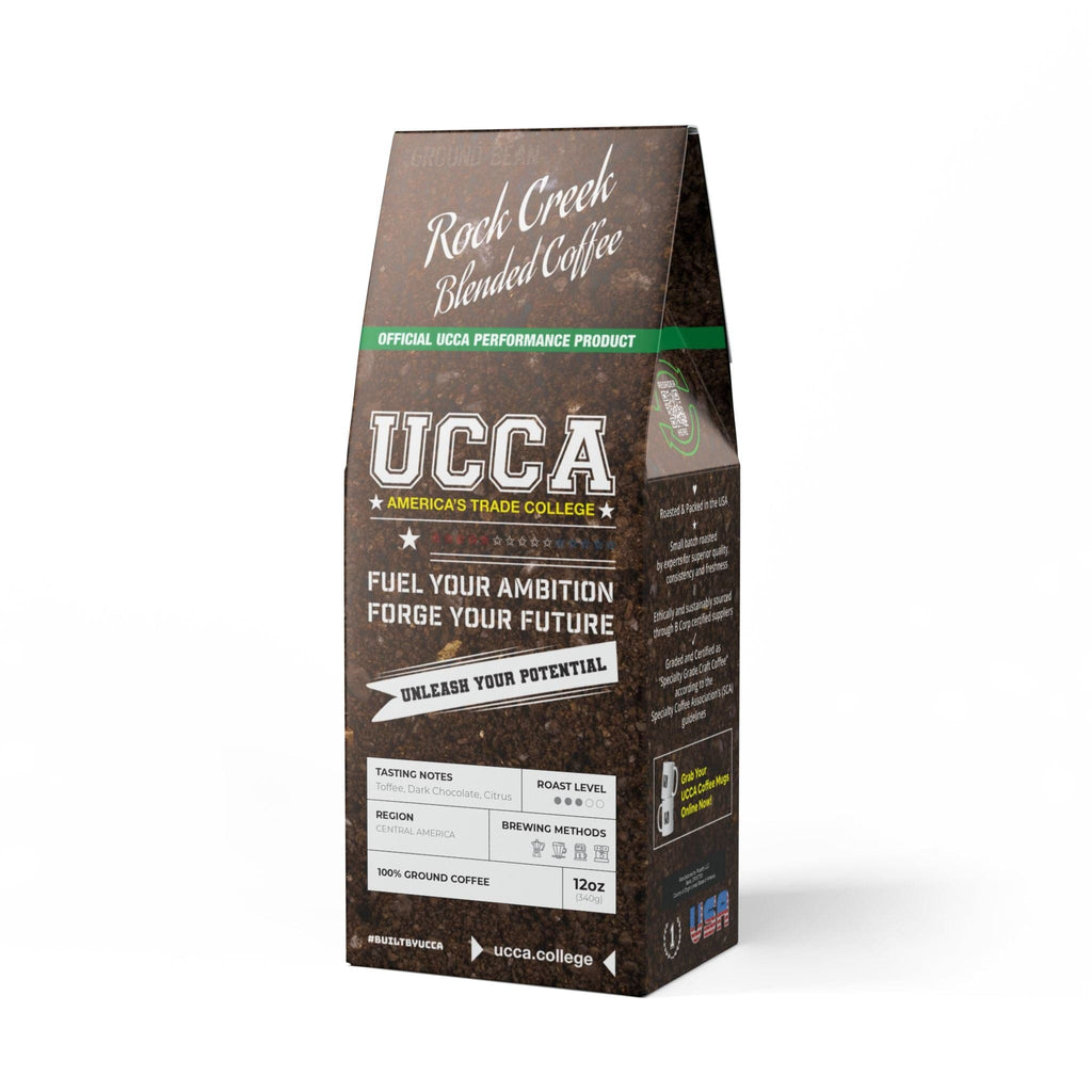 Rock Creek Coffee Blend (Medium Roast) - Whole or Ground Bean Ground / 12oz Food & Beverages