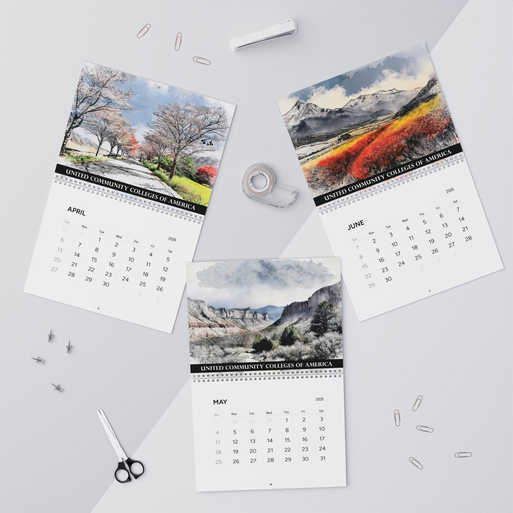 Seasons of Inspiration: A Watercolor Study in American Landscapes Wall Calendars (2025) Calendar