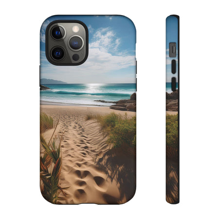 Serene Beach Path Phone Case: Escape to Paradise 🌊 - Tough Case iPhone 12 Pro / Matte Phone Case