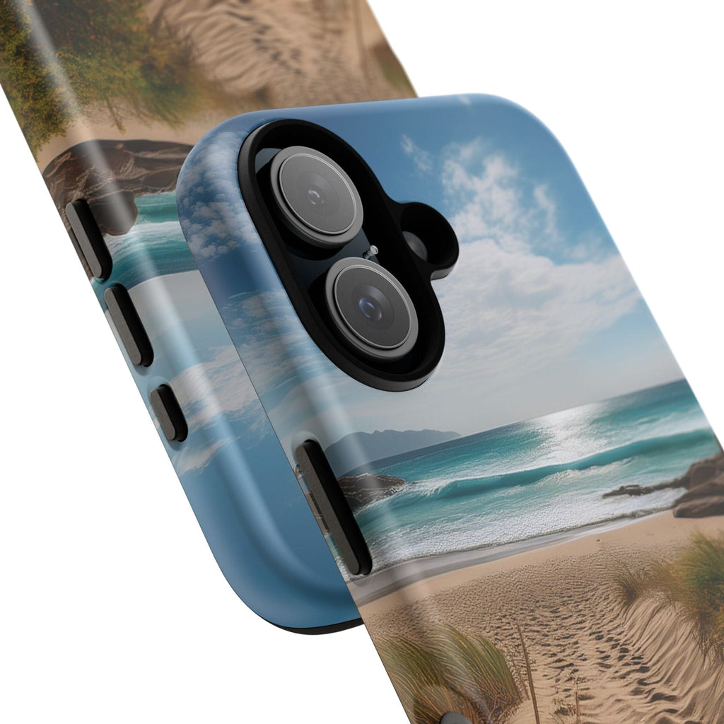 Serene Beach Path Phone Case: Escape to Paradise 🌊 - Tough Case Phone Case