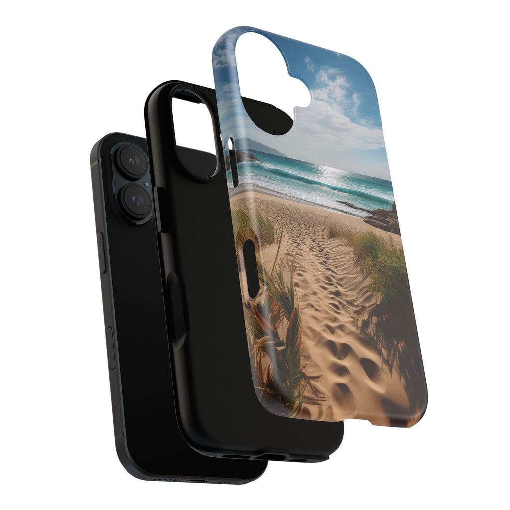 Serene Beach Path Phone Case: Escape to Paradise 🌊 - Tough Case Phone Case