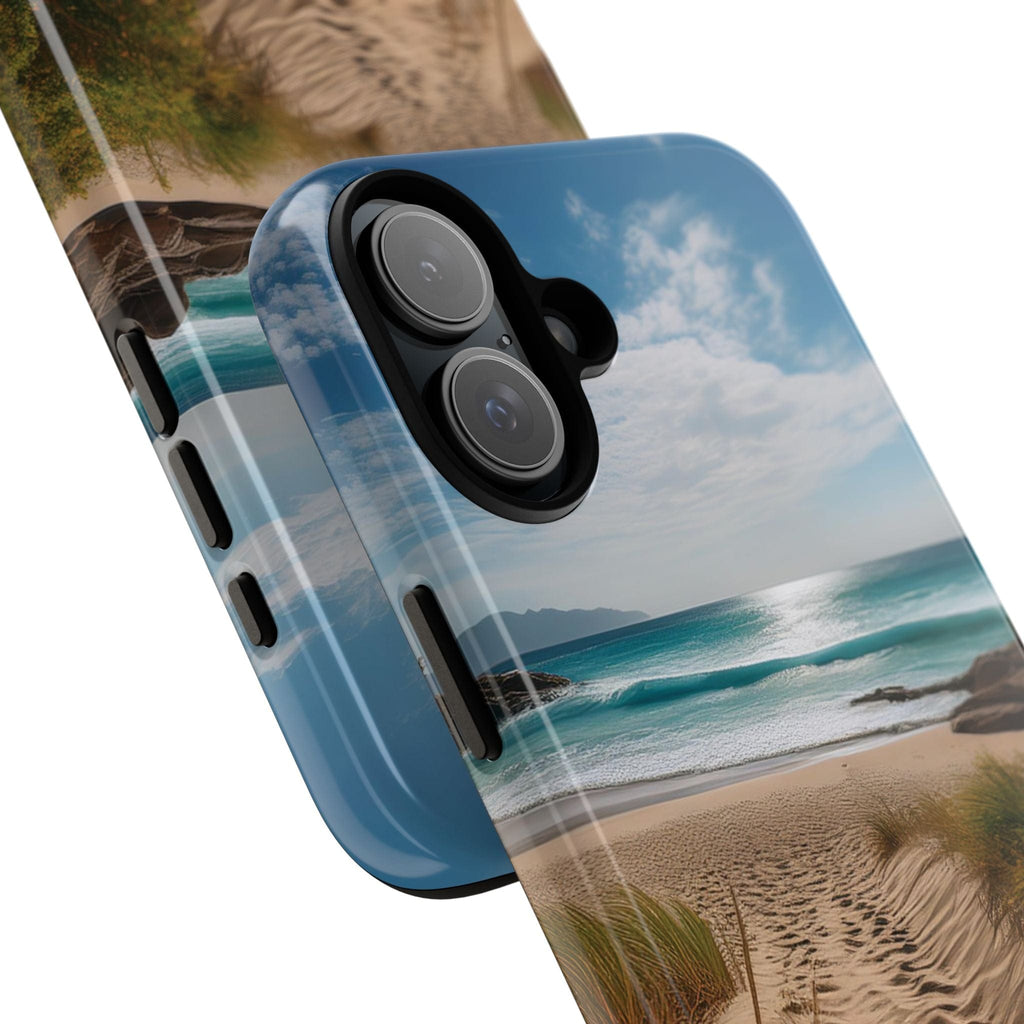 Serene Beach Path Phone Case: Escape to Paradise 🌊 - Tough Case Phone Case