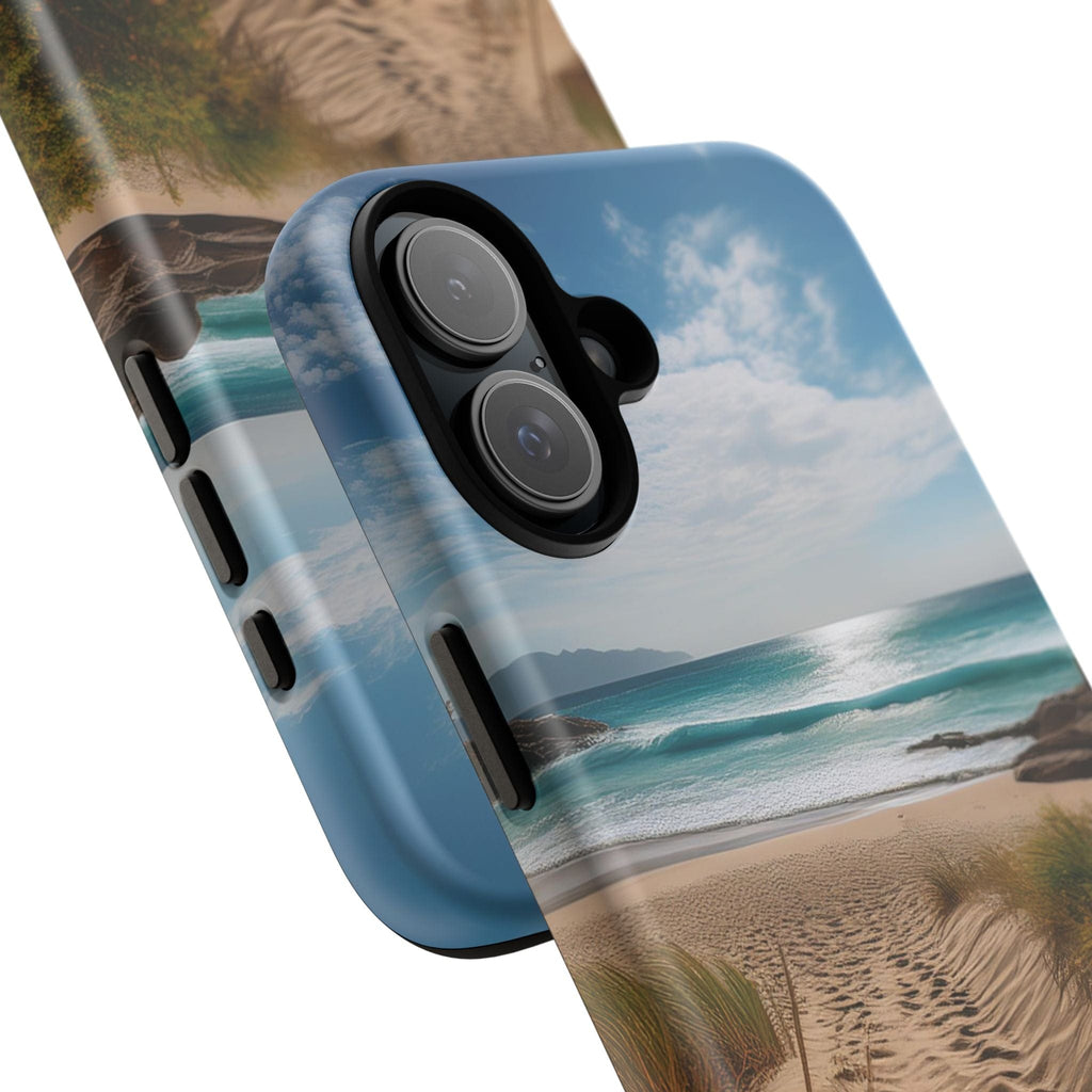 Serene Beach Path Phone Case: Escape to Paradise 🌊 - Tough Case Phone Case