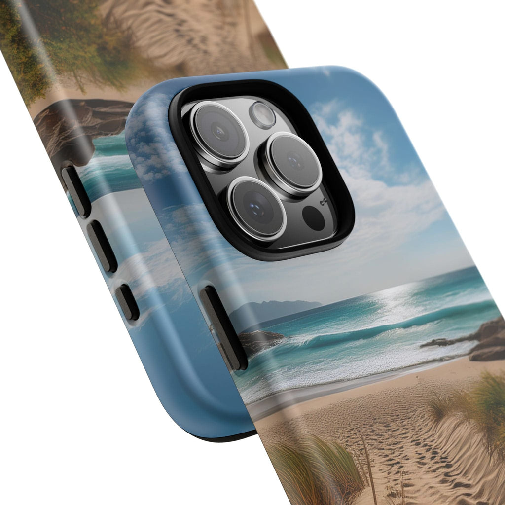 Serene Beach Path Phone Case: Escape to Paradise 🌊 - Tough Case Phone Case