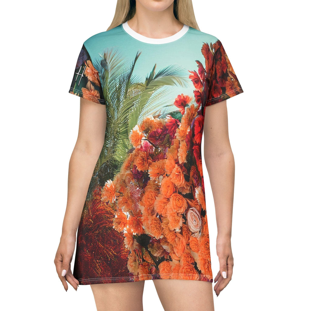 Sienna H - UCCA Design Lab: Pacific Bloom T-Shirt Dress All Over Prints