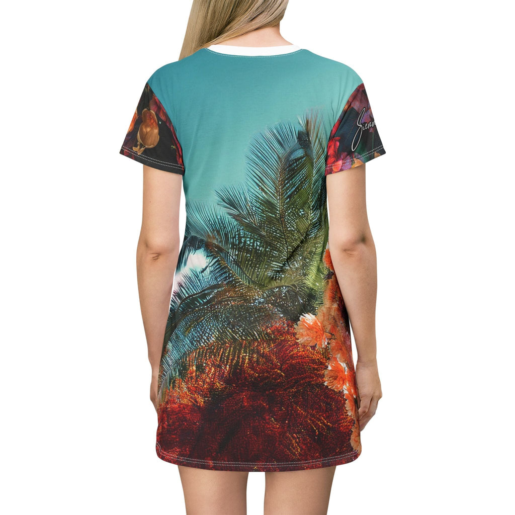 Sienna H - UCCA Design Lab: Pacific Bloom T-Shirt Dress All Over Prints