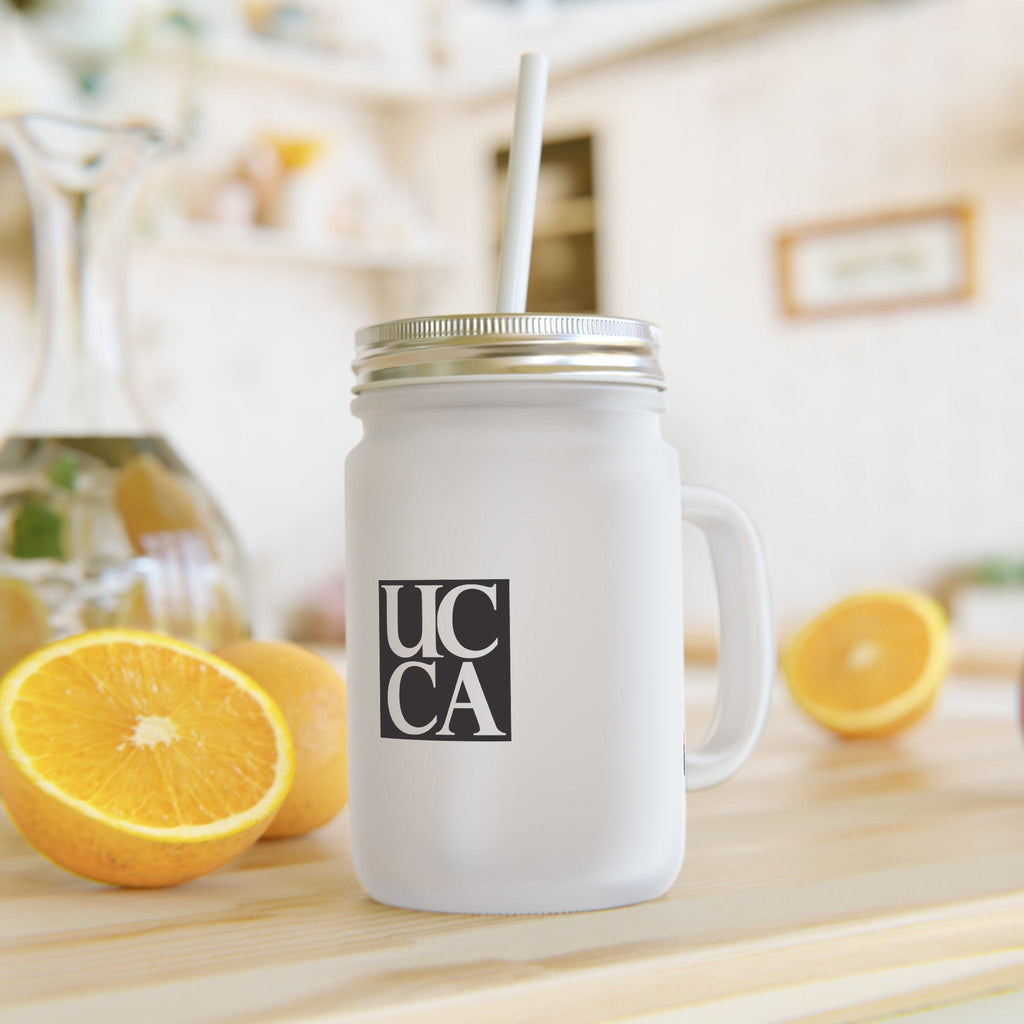 Sip in Style with Our Custom Frosted Mason Jars! 12oz / Transparent / Frosted Mug