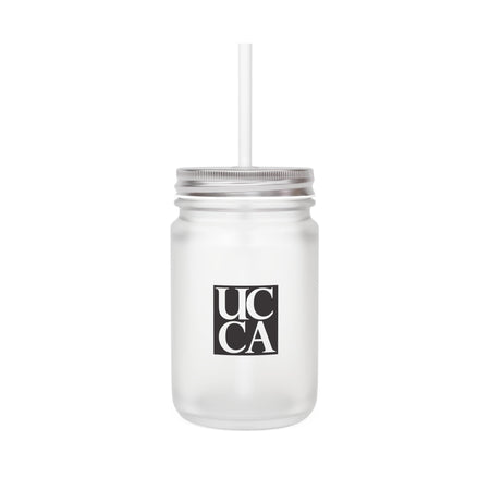 Sip in Style with Our Custom Frosted Mason Jars! 12oz / Transparent / Frosted Mug