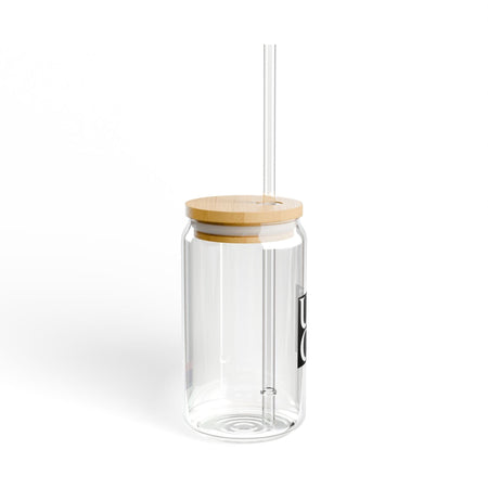 Sip in Style with the UCCA 16oz Sipper Glass With lid and straw / 16oz Glass