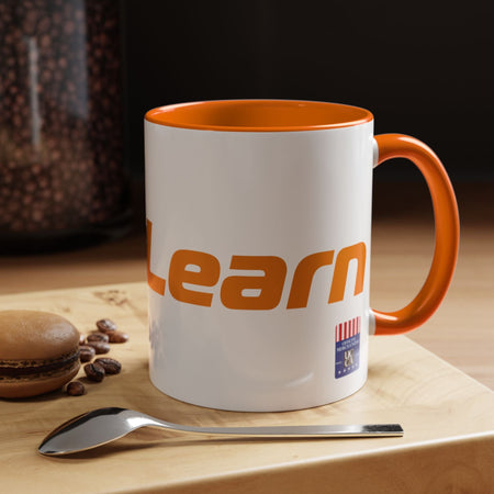 Sip Success with the InstaLearn Accent Coffee Mug (11, 15oz) 11oz / Orange Mug