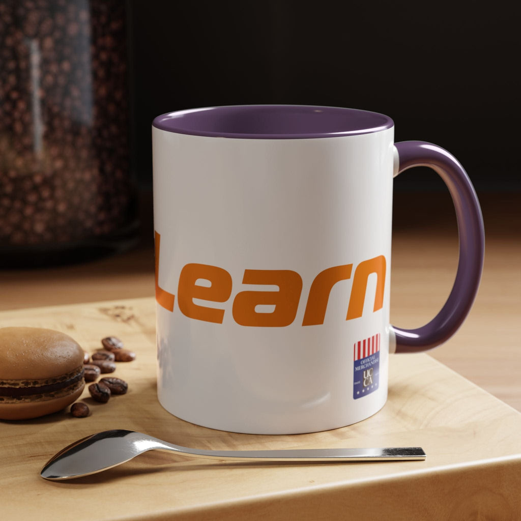 Sip Success with the InstaLearn Accent Coffee Mug (11, 15oz) 11oz / Purple Mug