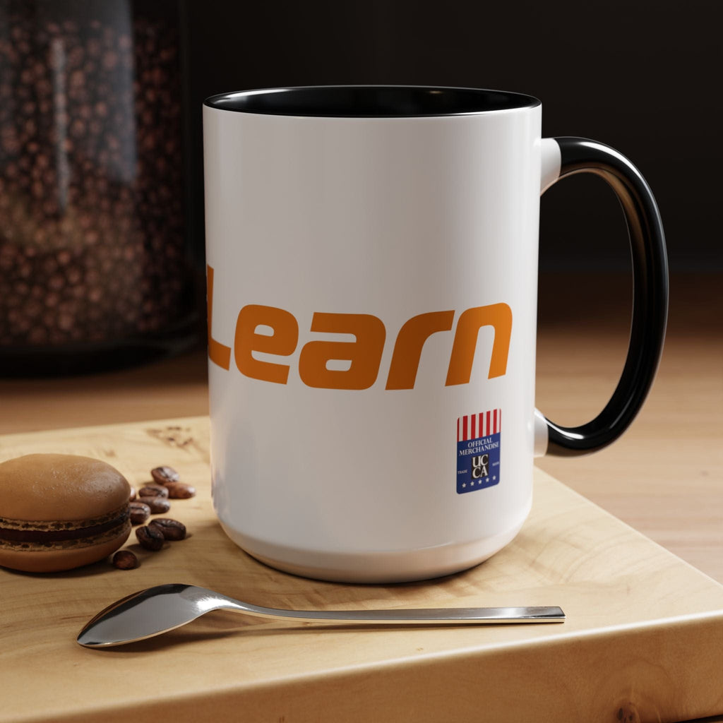 Sip Success with the InstaLearn Accent Coffee Mug (11, 15oz) 15oz / Black Mug