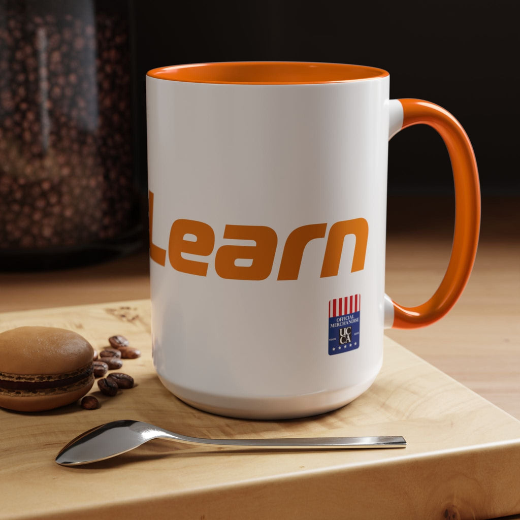 Sip Success with the InstaLearn Accent Coffee Mug (11, 15oz) 15oz / Orange Mug