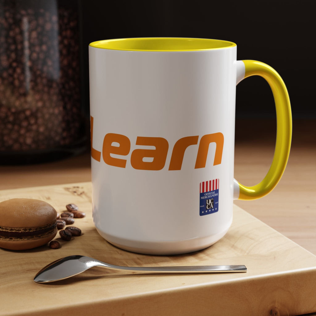 Sip Success with the InstaLearn Accent Coffee Mug (11, 15oz) 15oz / Yellow Mug