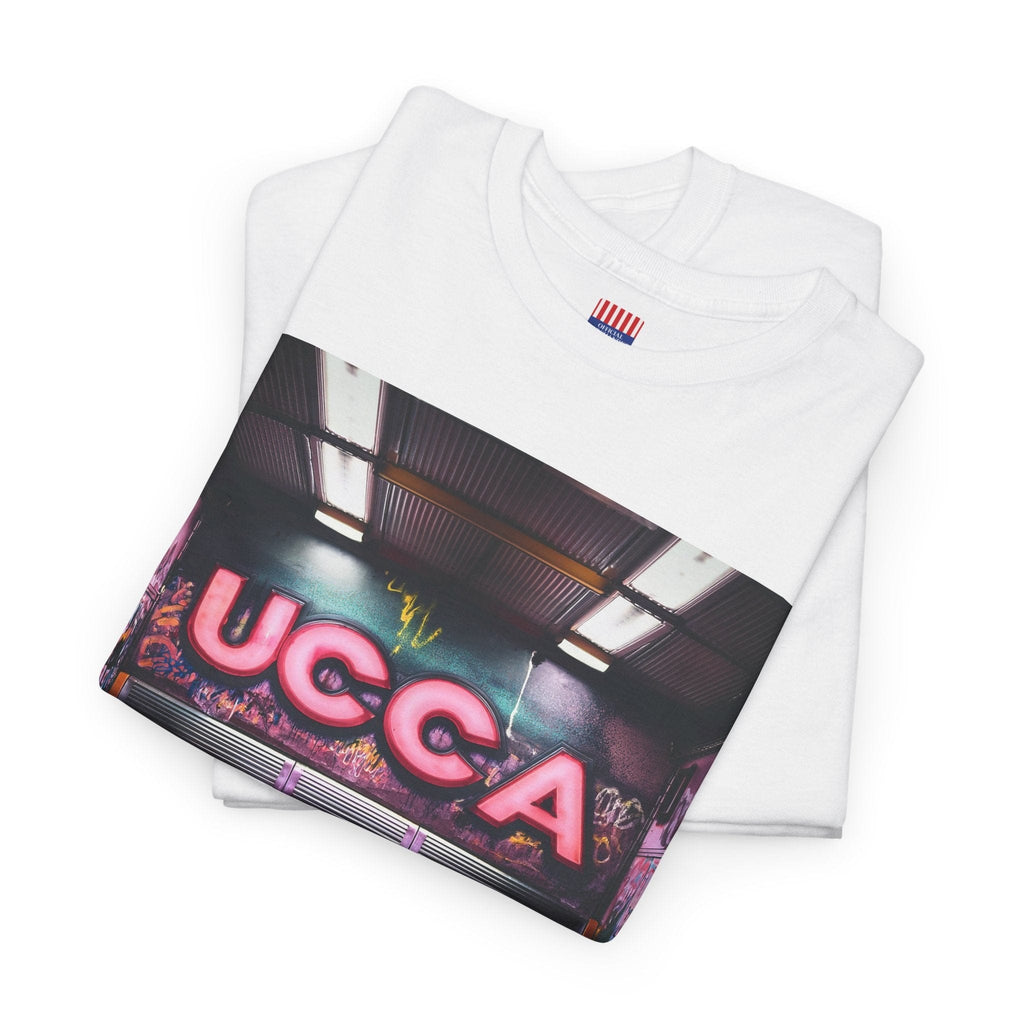 Step Back in Style: Retro Vibes, Modern Threads with a UCCA Edge - Unisex Heavy Cotton Tee T-Shirt