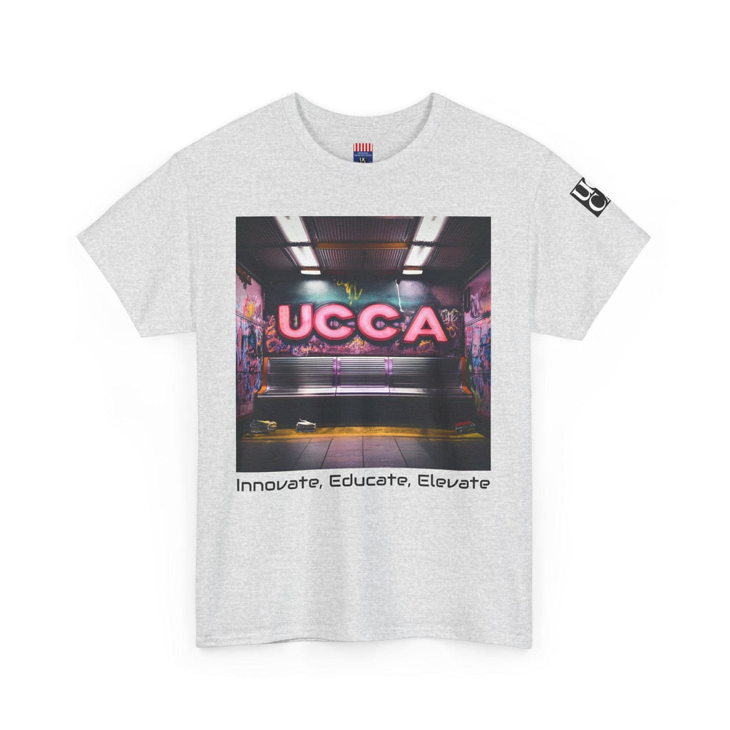 Step Back in Style: Retro Vibes, Modern Threads with a UCCA Edge - Unisex Heavy Cotton Tee T-Shirt