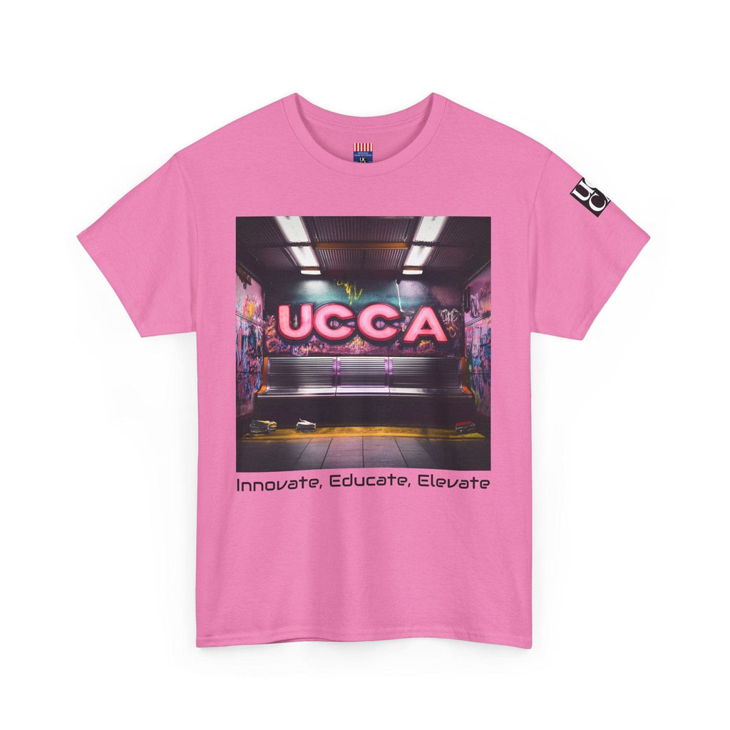 Step Back in Style: Retro Vibes, Modern Threads with a UCCA Edge - Unisex Heavy Cotton Tee T-Shirt