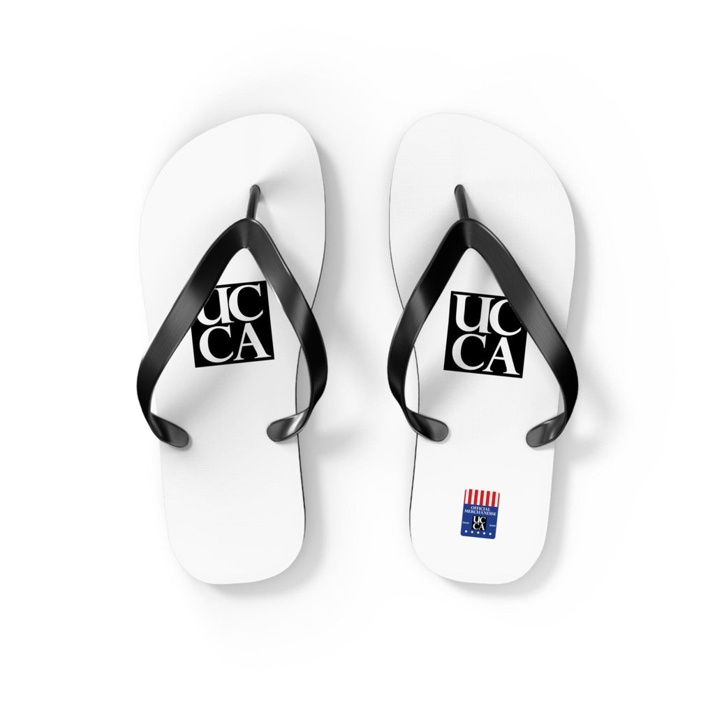 Step Into Summer with UCCA Flip Flops - Black & White S / Black sole Shoes