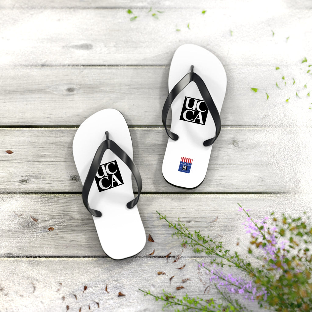 Step Into Summer with UCCA Flip Flops - Black & White Shoes