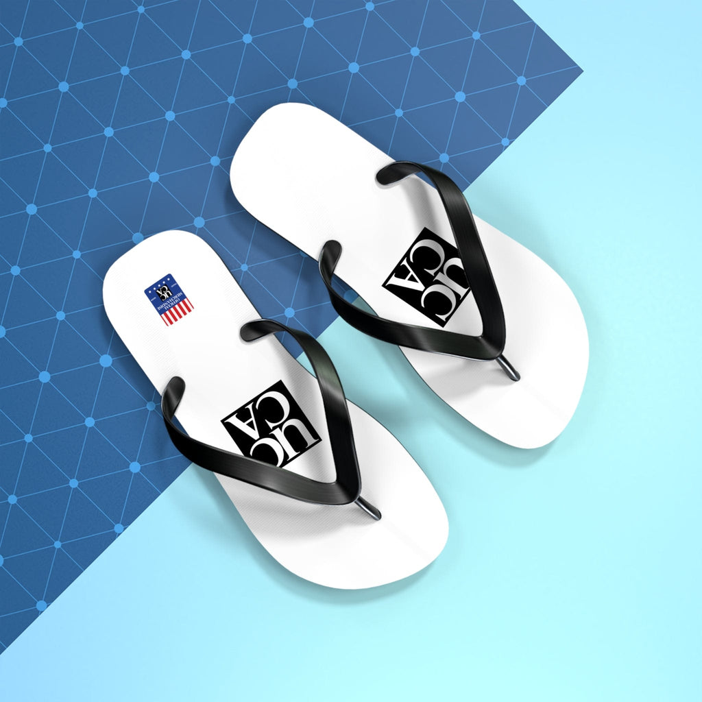 Step Into Summer with UCCA Flip Flops - Black & White Shoes