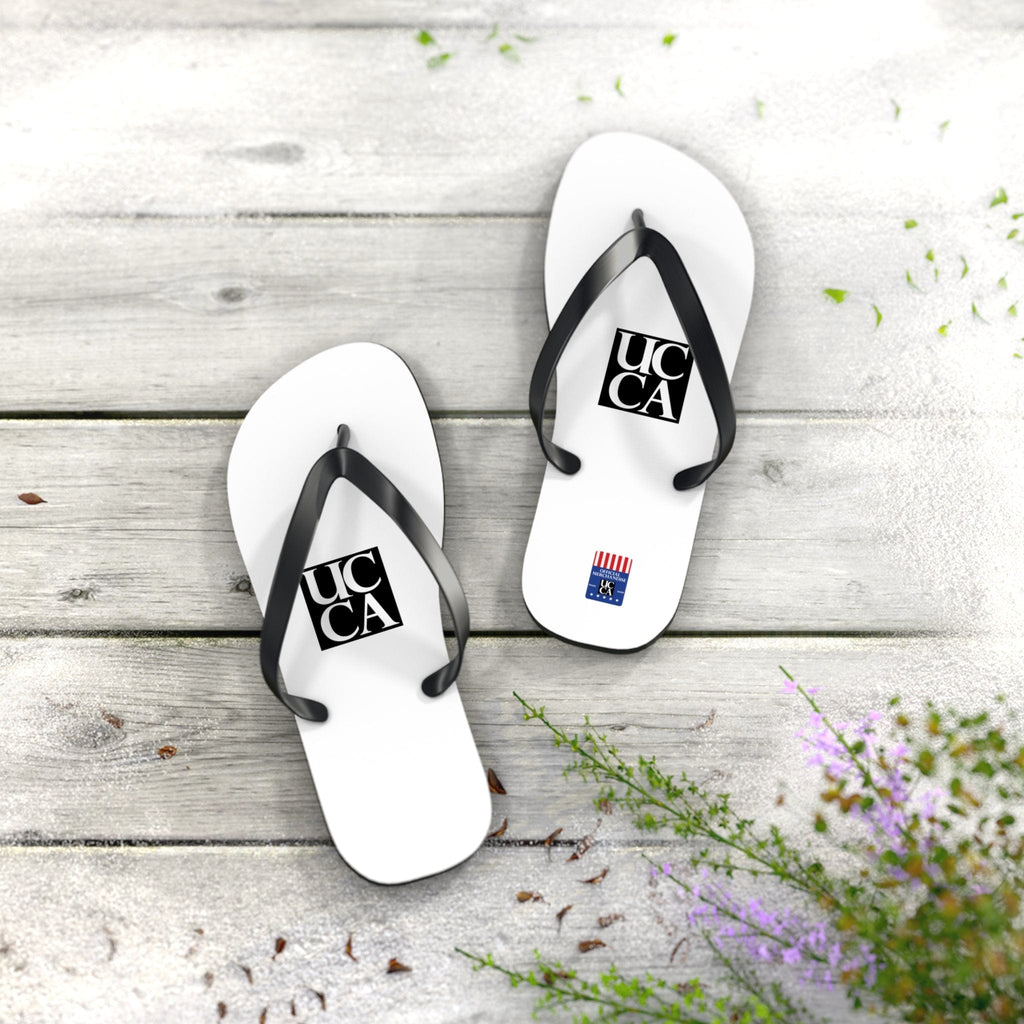 Step Into Summer with UCCA Flip Flops - Black & White Shoes