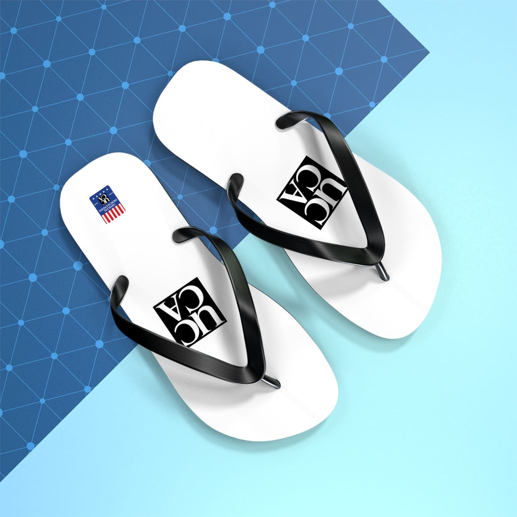 Step Into Summer with UCCA Flip Flops - Black & White Shoes