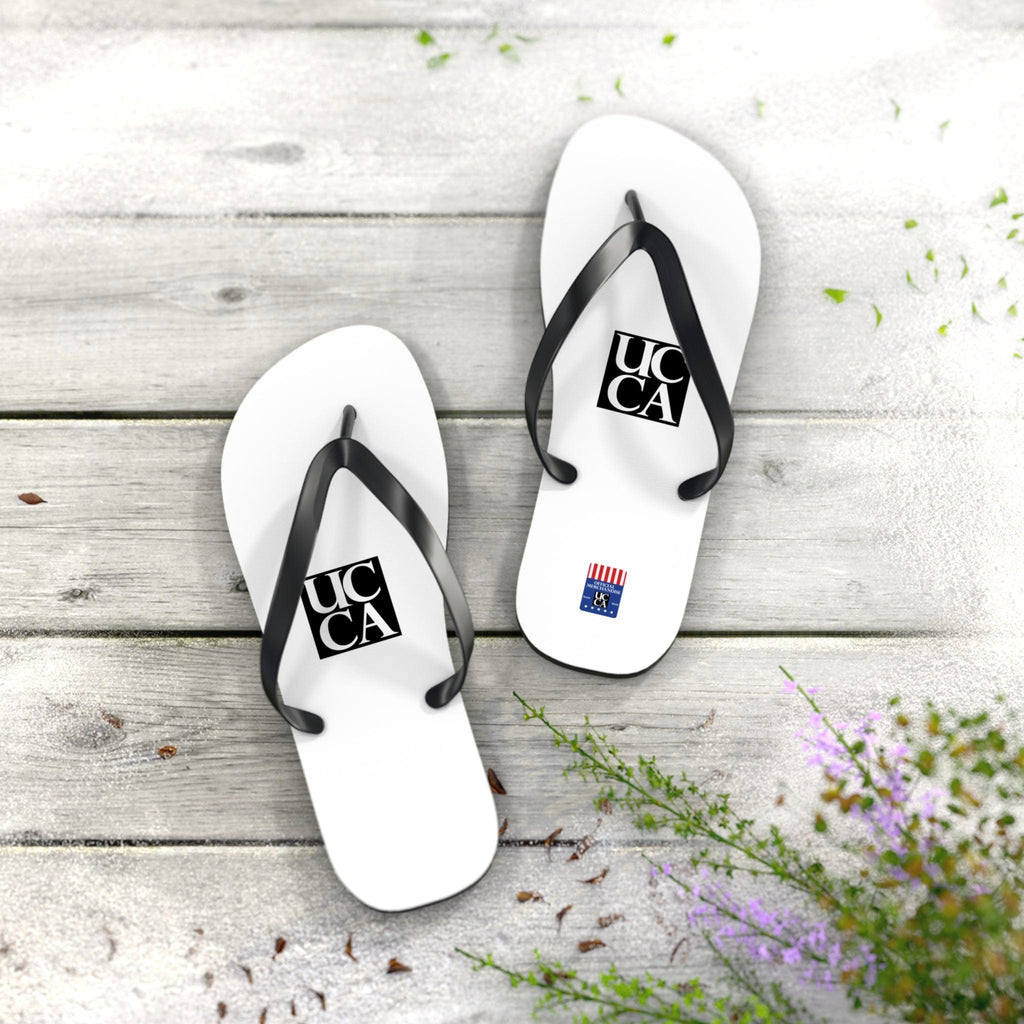 Step Into Summer with UCCA Flip Flops - Black & White Shoes