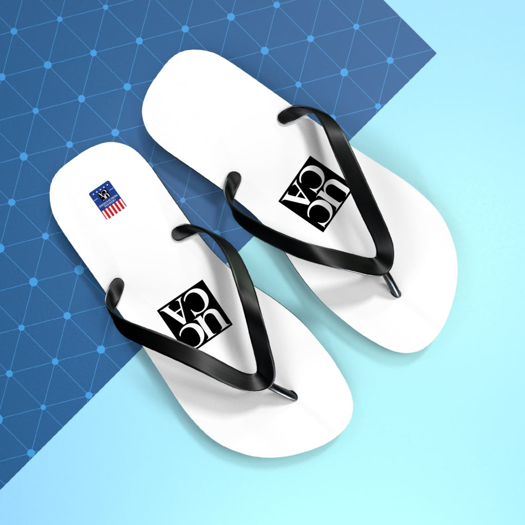 Step Into Summer with UCCA Flip Flops - Black & White Shoes