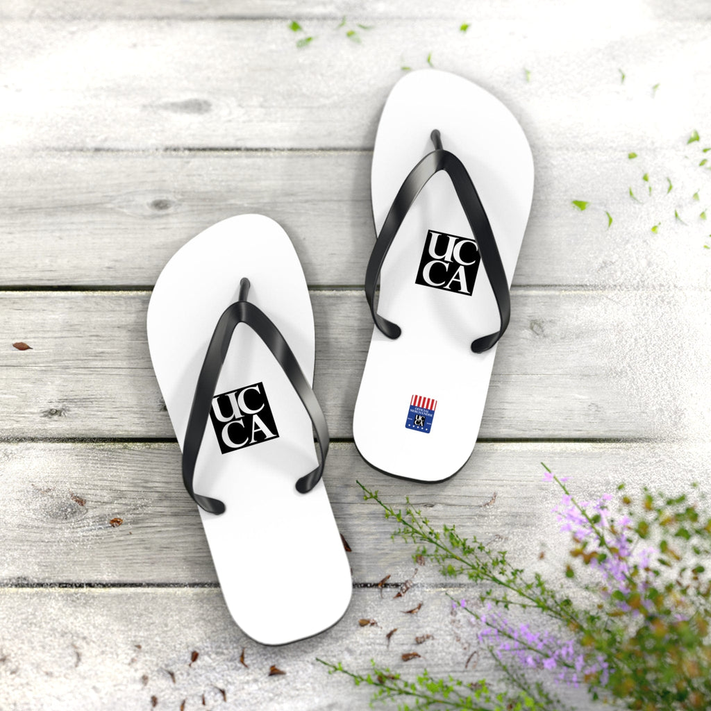 Step Into Summer with UCCA Flip Flops - Black & White Shoes