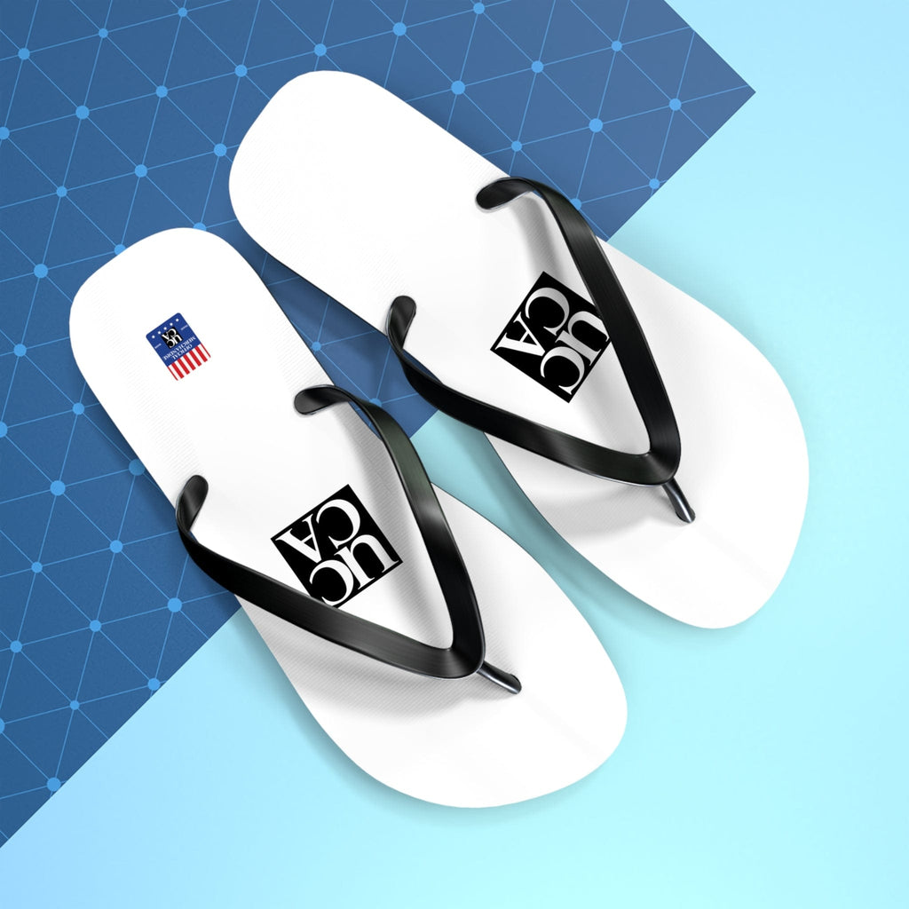 Step Into Summer with UCCA Flip Flops - Black & White Shoes