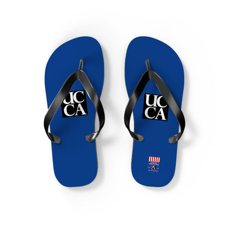 Step Into Summer with UCCA Flip Flops - Dark Blue S / Black sole Shoes