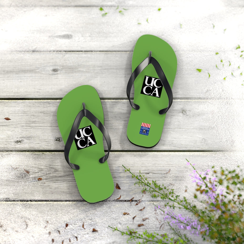 Step Into Summer with UCCA Flip Flops - Green Shoes